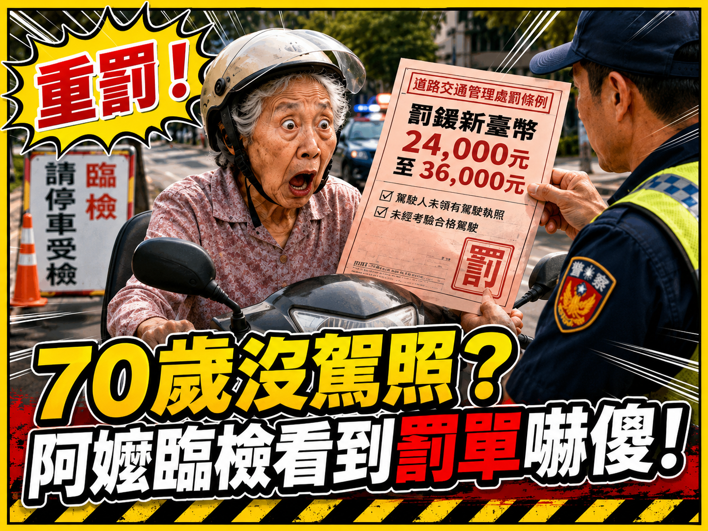 70歲沒駕照還騎車？小心一張罰單好幾萬！長輩外出，其實有更安全的選擇
